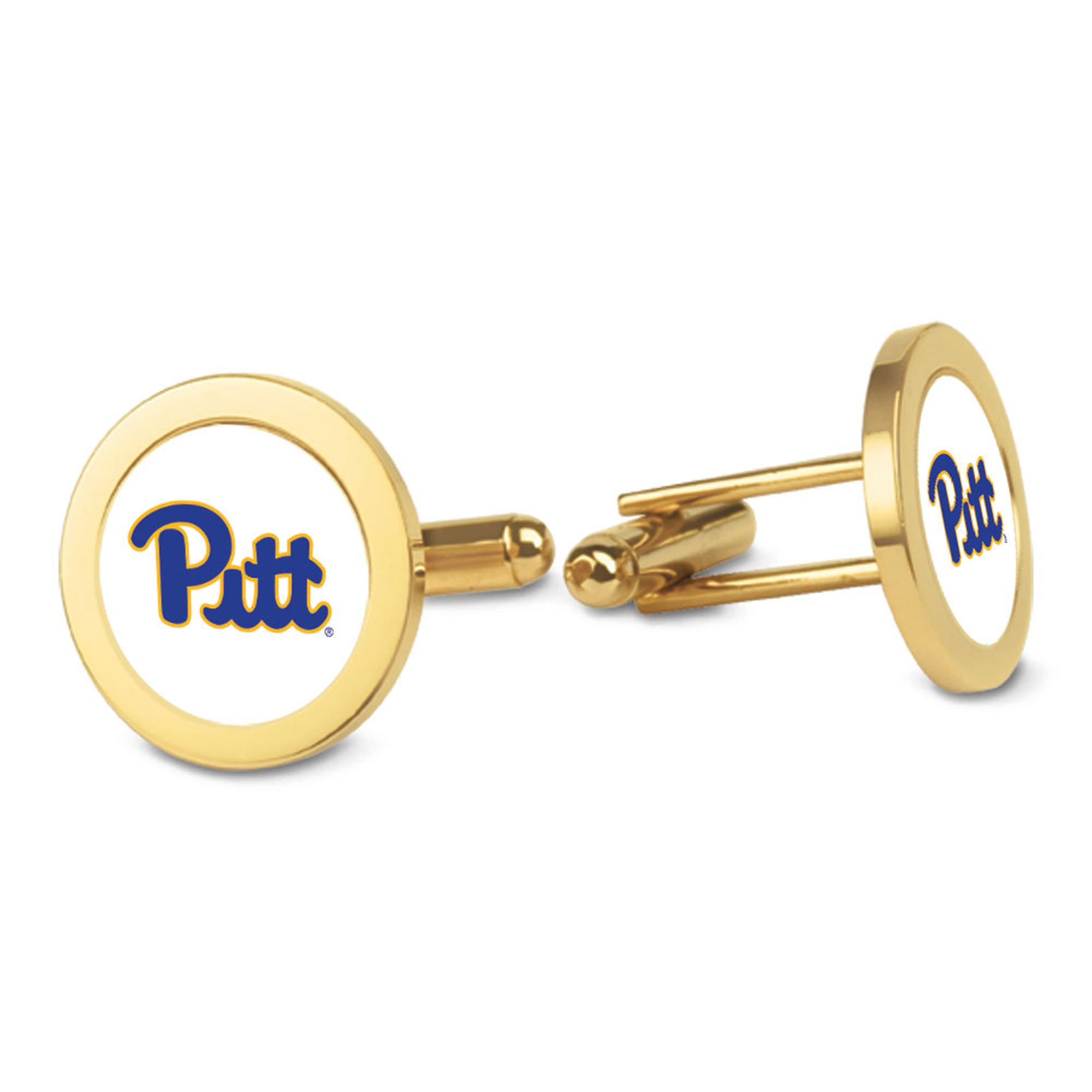 Gold Pitt Panthers Cufflinks