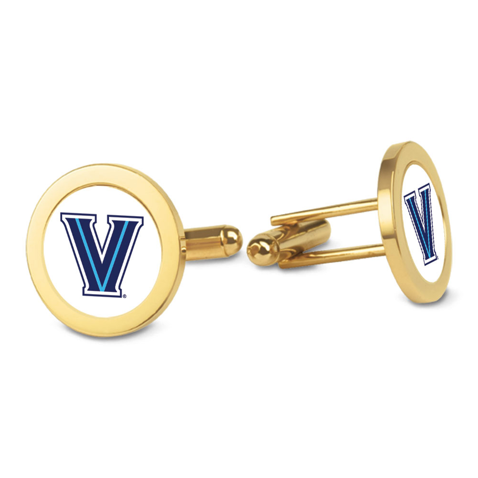 Gold Villanova Wildcats Cufflinks