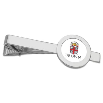 Silver Brown Bears Tie Bar