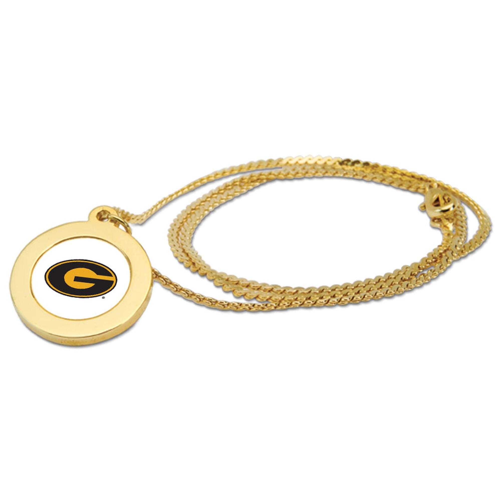 Gold Grambling Tigers Pendant Necklace