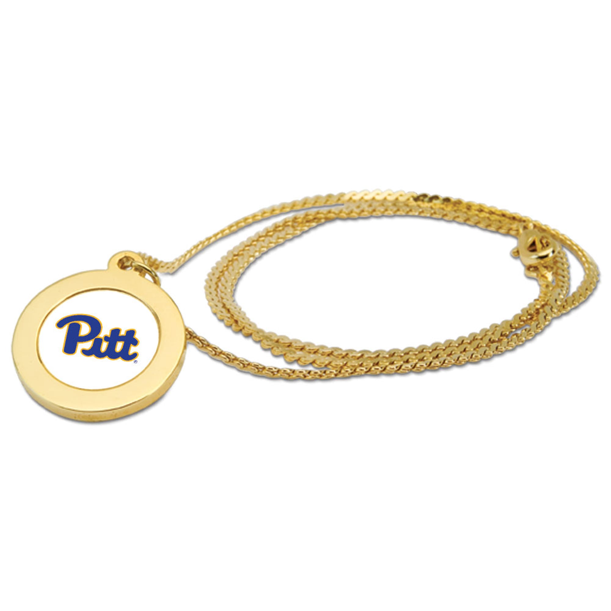 Gold Pitt Panthers Pendant Necklace