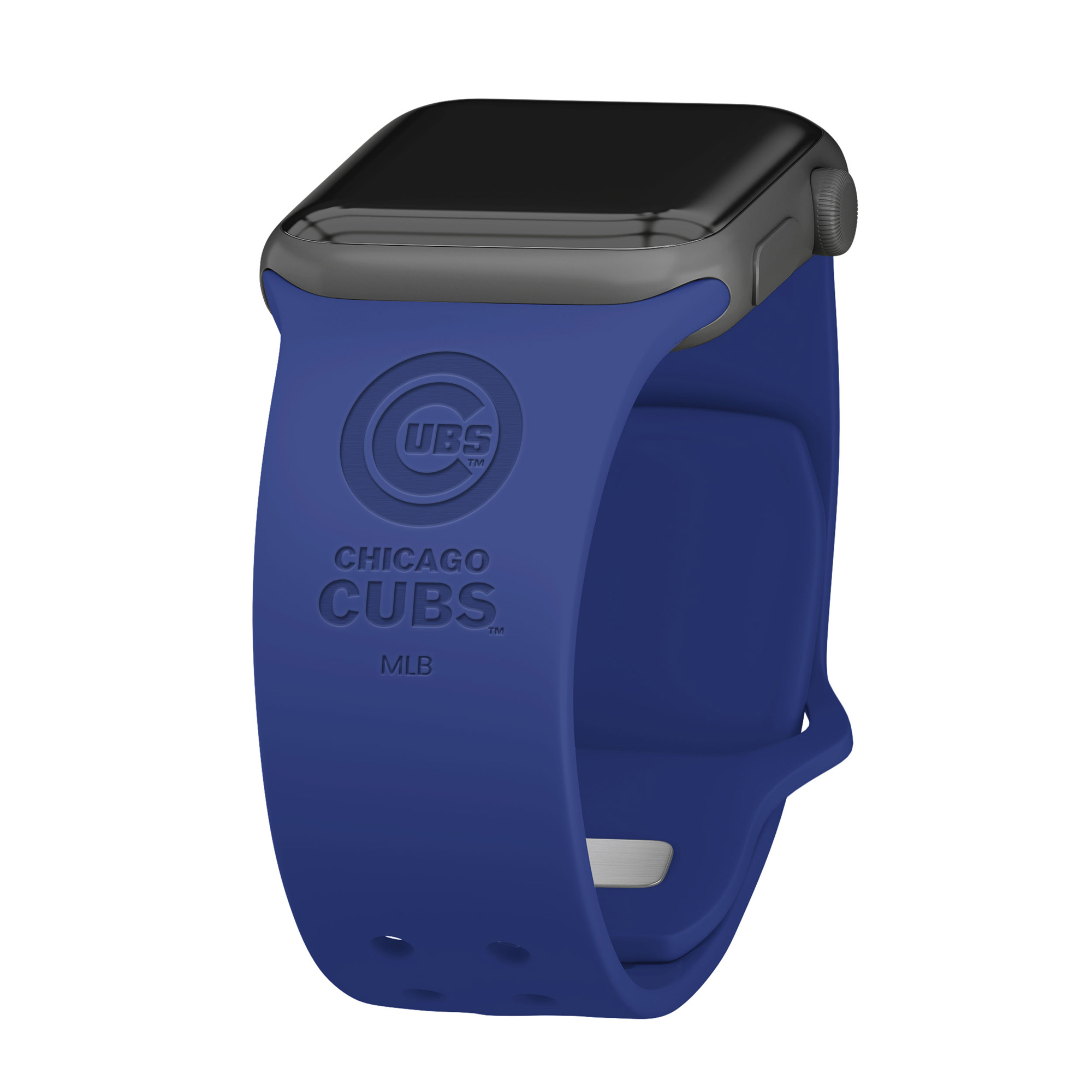 Chicago Cubs Debossed Silicone Apple Watch Band