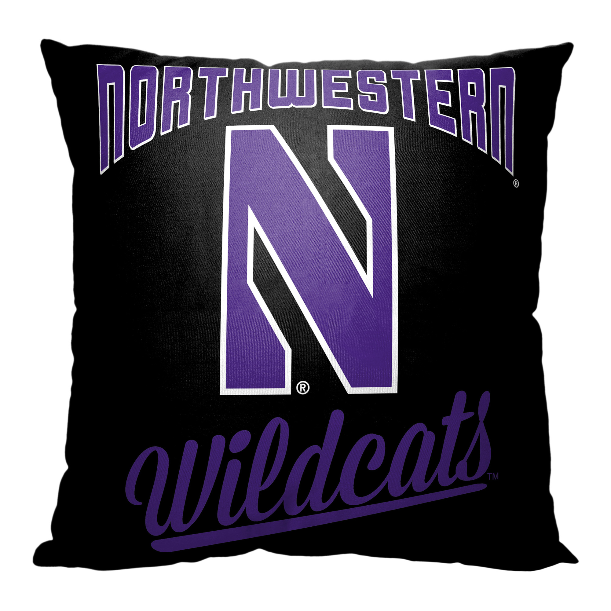 The Northwest Group  Northwestern Wildcats 18" x 18" Alumni Pillow