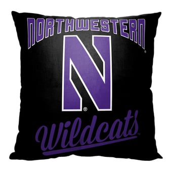 The Northwest Group  Northwestern Wildcats 18" x 18" Alumni Pillow