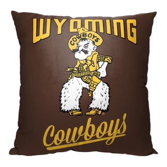 The Northwest Group  Wyoming Cowboys 18" x 18" Alumni Pillow
