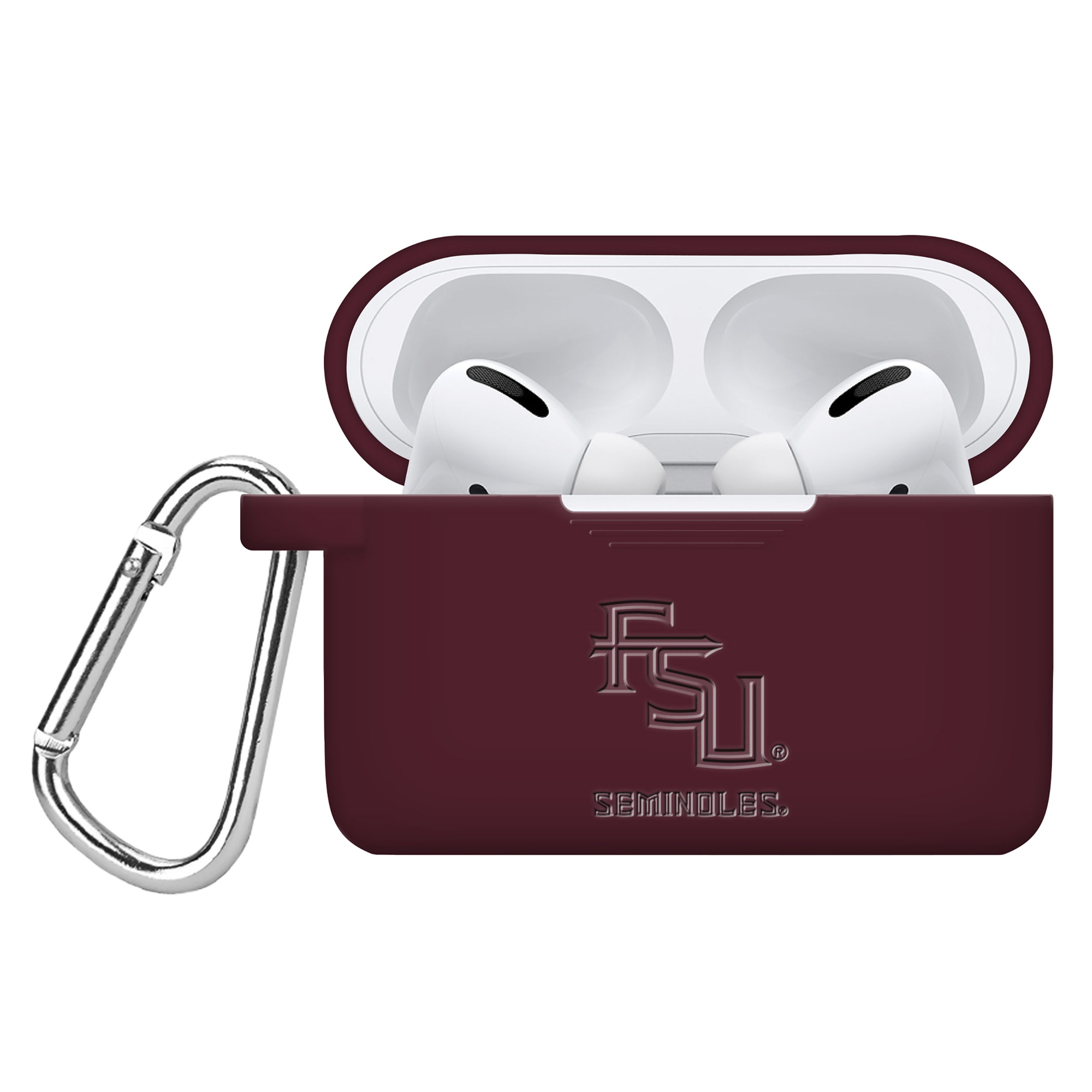 Affinity Bands Florida State Seminoles Debossed Silicone Airpods Pro Case Cover
