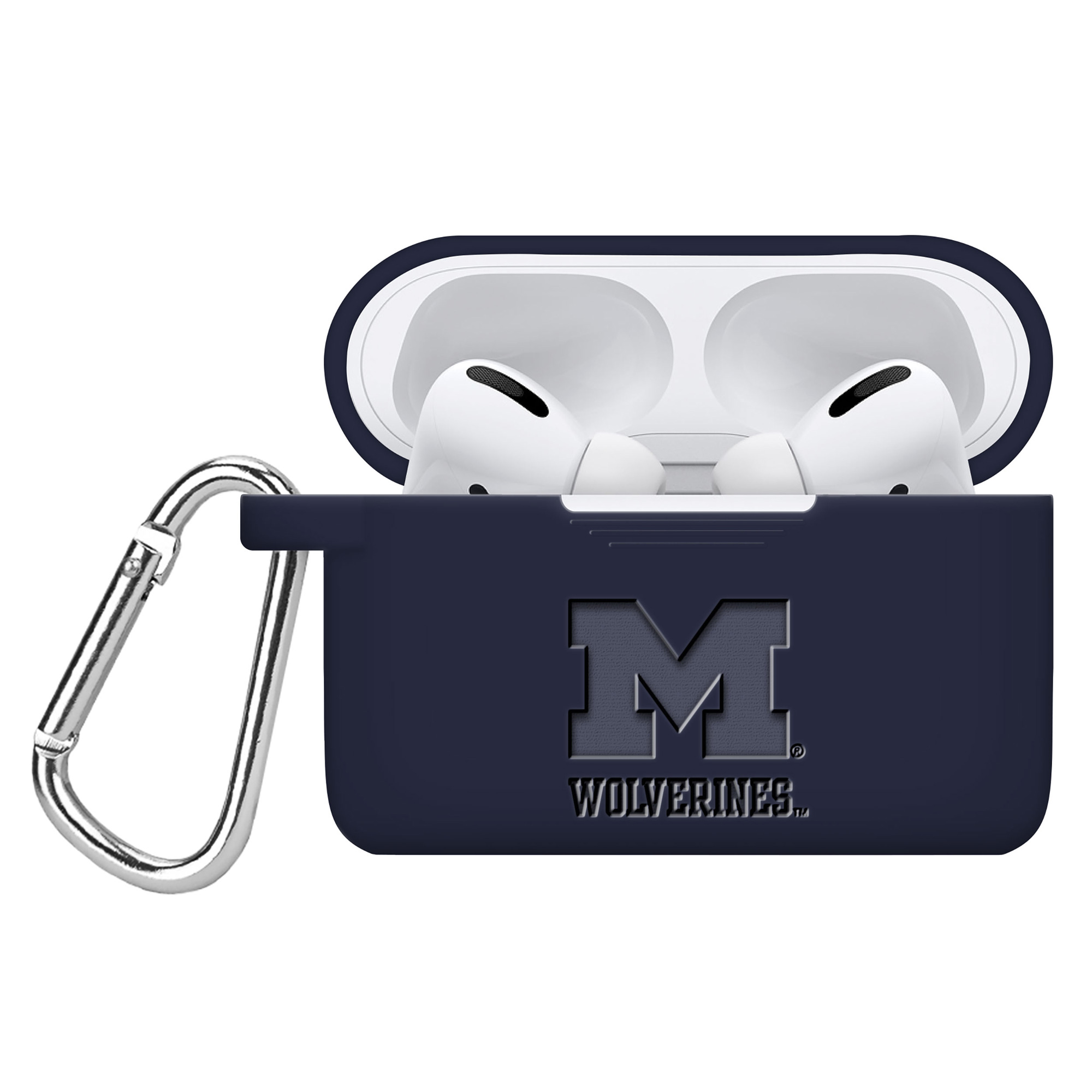 Affinity Bands Michigan Wolverines Debossed Silicone Airpods Pro Case Cover