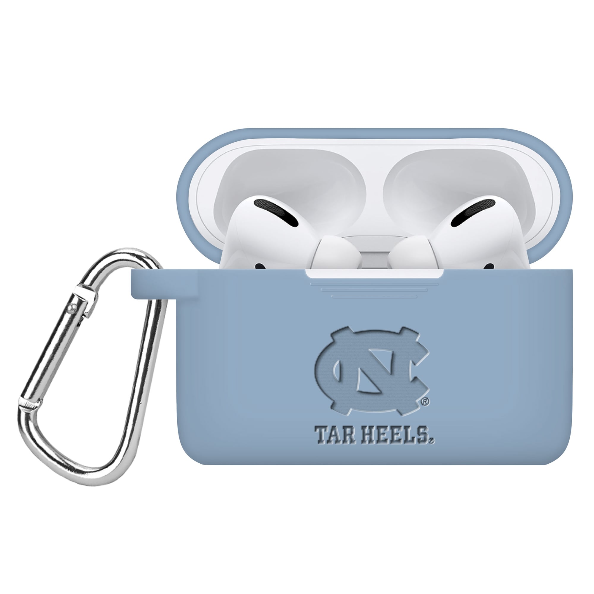 Affinity Bands North Carolina Tar Heels Debossed Silicone Airpods Pro Case Cover