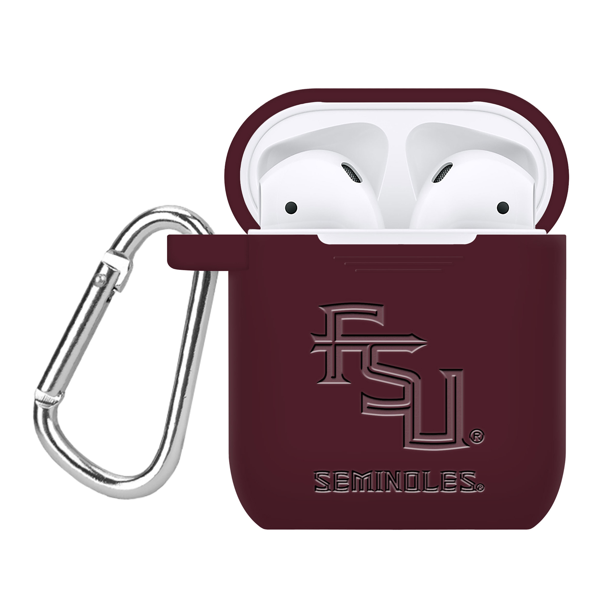 Florida State Seminoles Debossed Silicone AirPods Case Cover