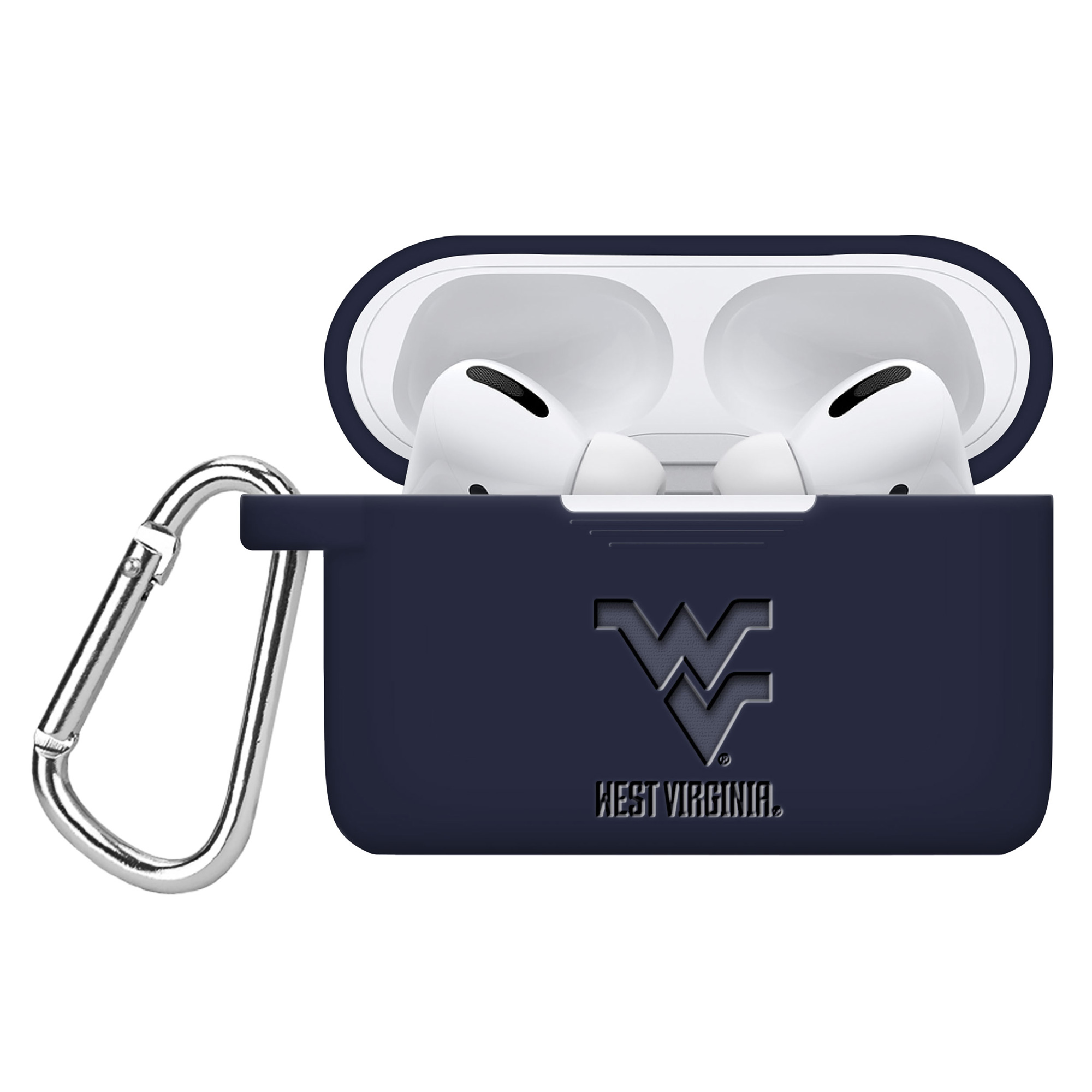 Affinity Bands West Virginia Mountaineers Debossed Silicone Airpods Pro Case Cover