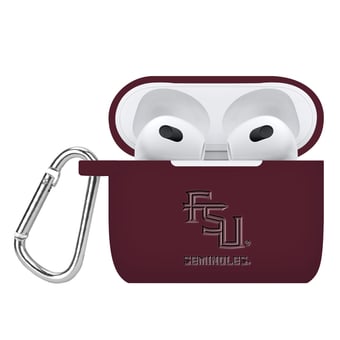 Florida State Seminoles Debossed Silicone AirPods Gen Three Case Cover