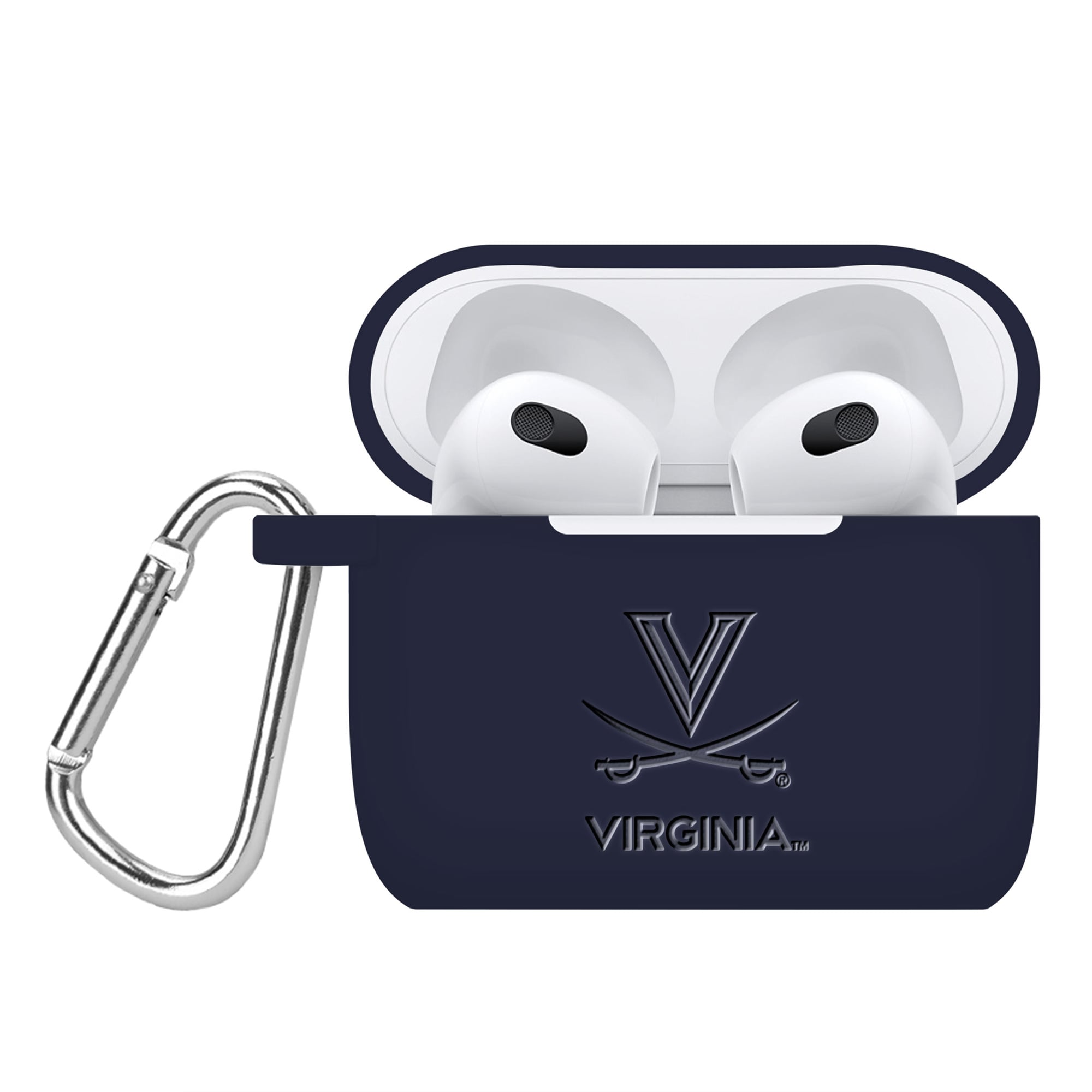 Virginia Cavaliers Debossed Silicone AirPods Gen Three Case Cover