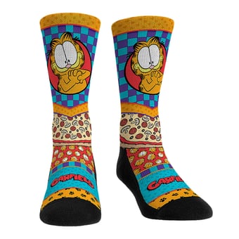 Unisex Rock Em  Garfield Showtime Crew Socks