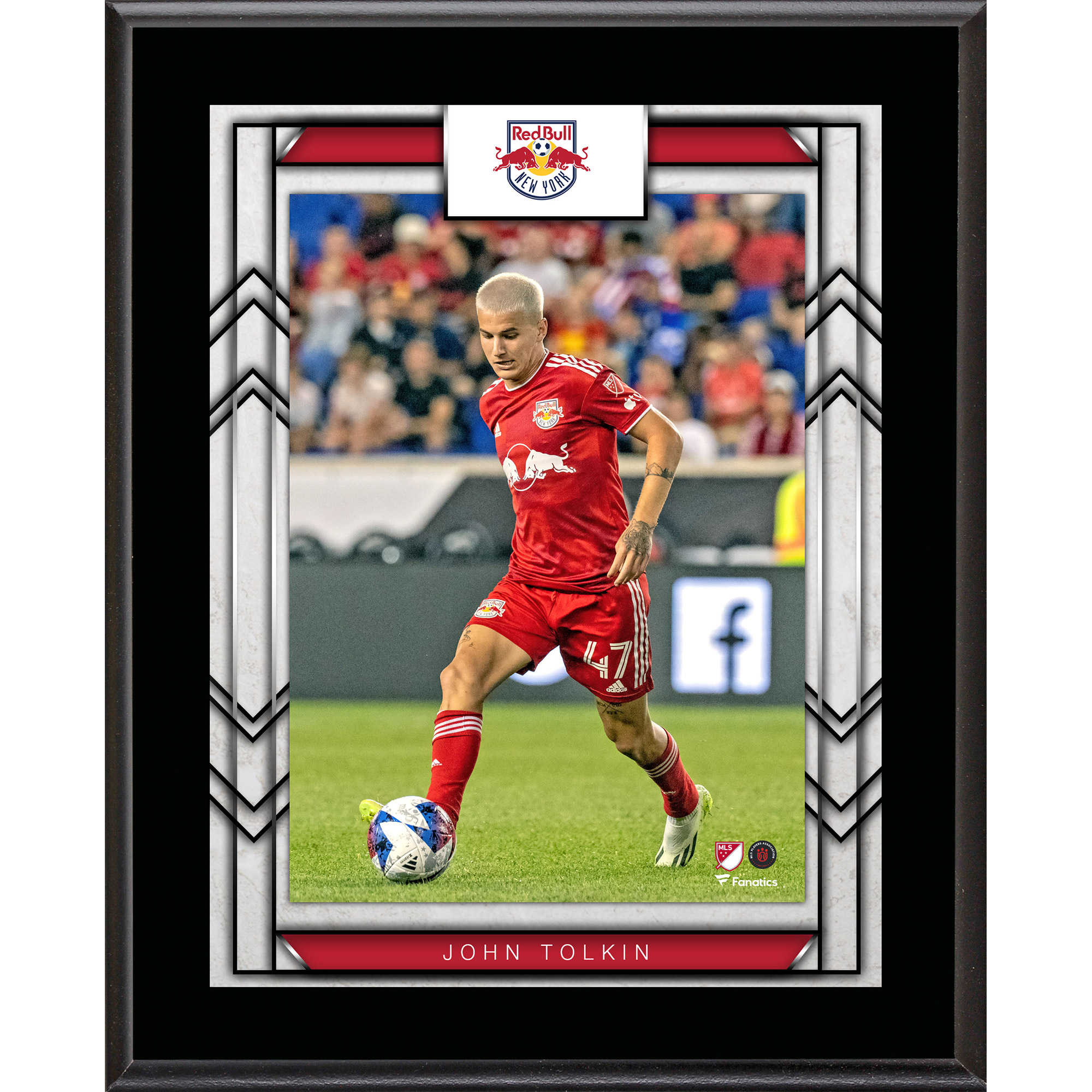 “John Tolkin New York Red Bulls 10.5″” x 13″” Sublimated Player Plaque” “John Tolkin New York Red Bulls 10.5″” x 13″” Sublimated Player Plaque”