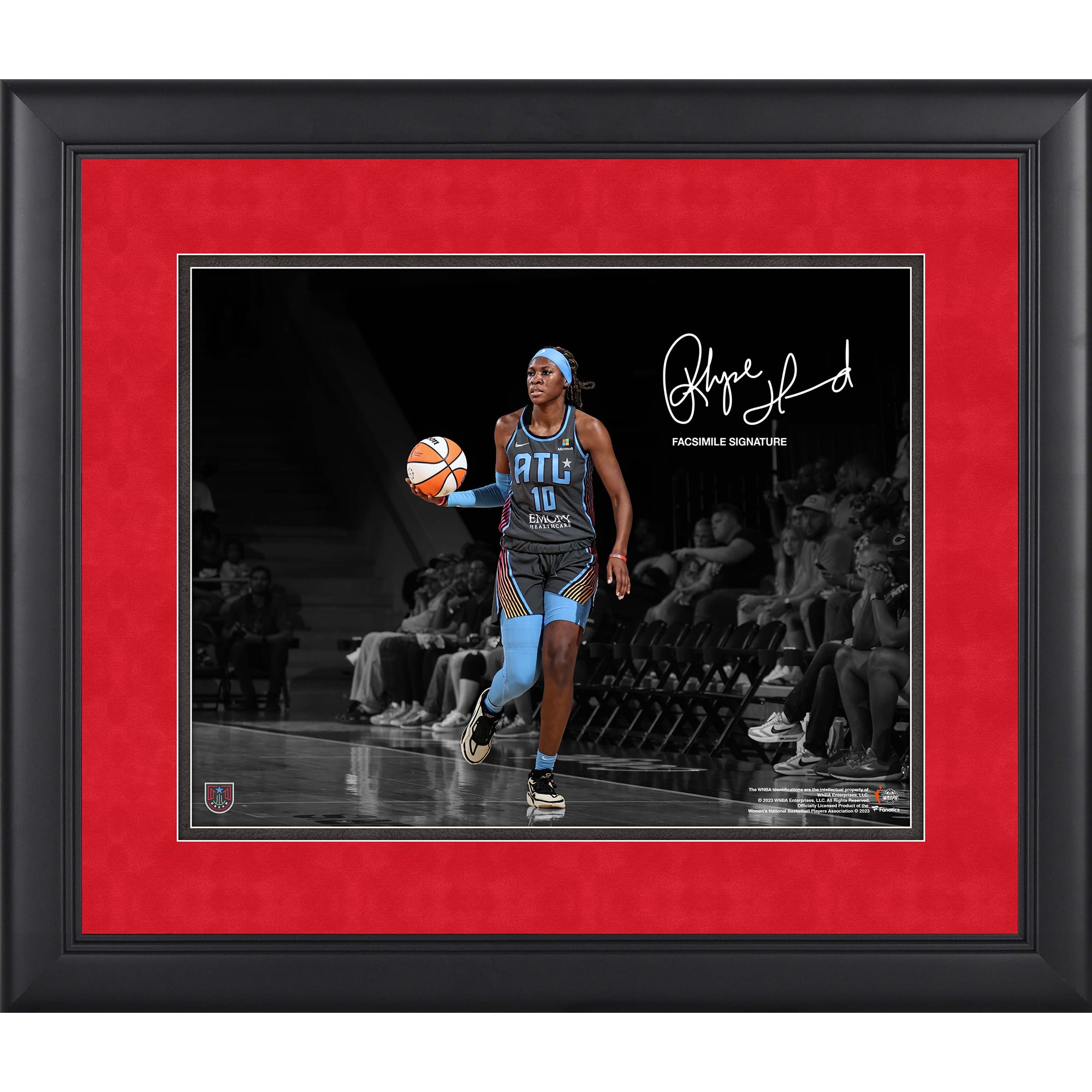 Rhyne Howard Atlanta Dream Facsimile Signature Framed 11" x 14" Spotlight Photograph