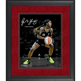 Jackie Young Las Vegas Aces Facsimile Signature Framed 11" x 14" Spotlight Photograph