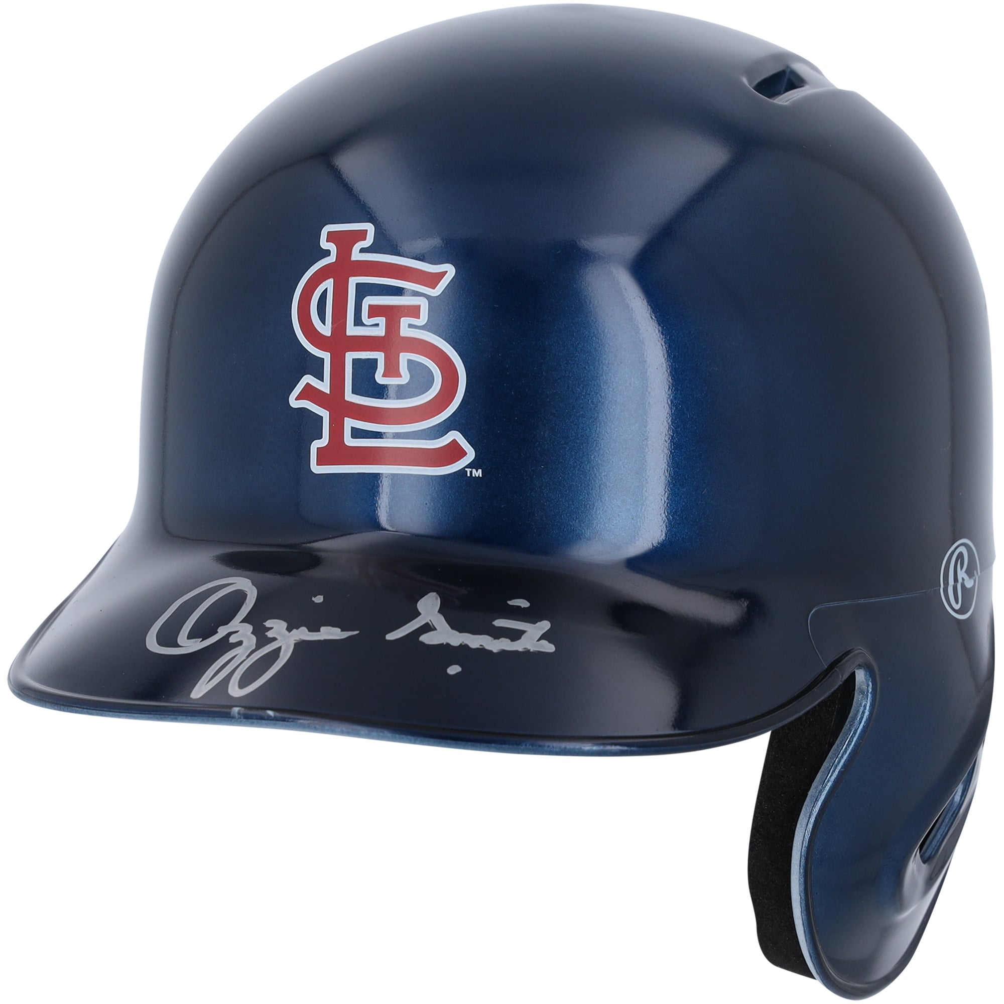 Ozzie Smith St. Louis Cardinals Autographed Alternate Chrome Rawlings Mini Batting Helmet – Fanatics Exclusive Ozzie Smith St. Louis Cardinals Autographed Alternate Chrome Rawlings Mini Batting Helmet – Fanatics Exclusive