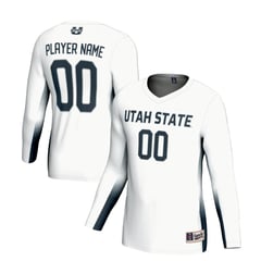 Youth GameDay Greats  White Utah State Aggies NIL Lightweight Volleyball Jersey