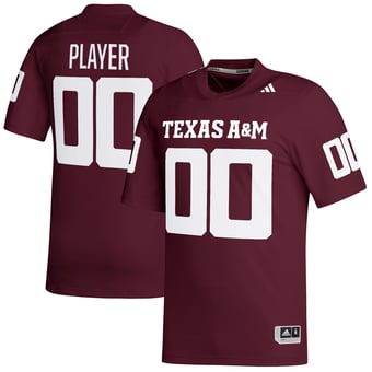Men's adidas  Maroon Texas A&M Aggies NIL Pick-A-Player Replica Football Jersey