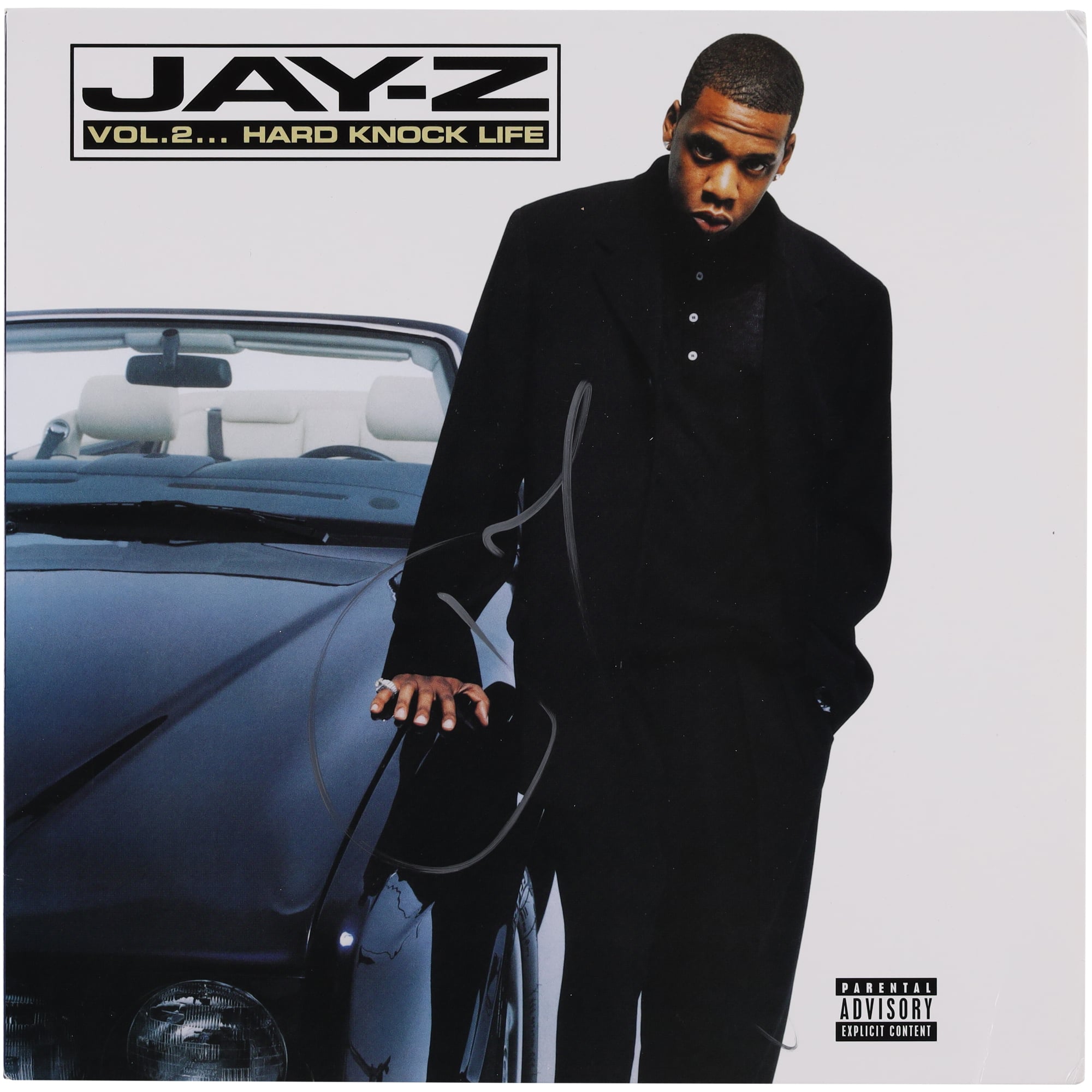 Jay-Z Autographed Vol. 2 Hard Knock Life Album Cover - BAS