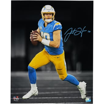 Justin Herbert Los Angeles Chargers Autographed 16" x 20" Spotlight Photograph