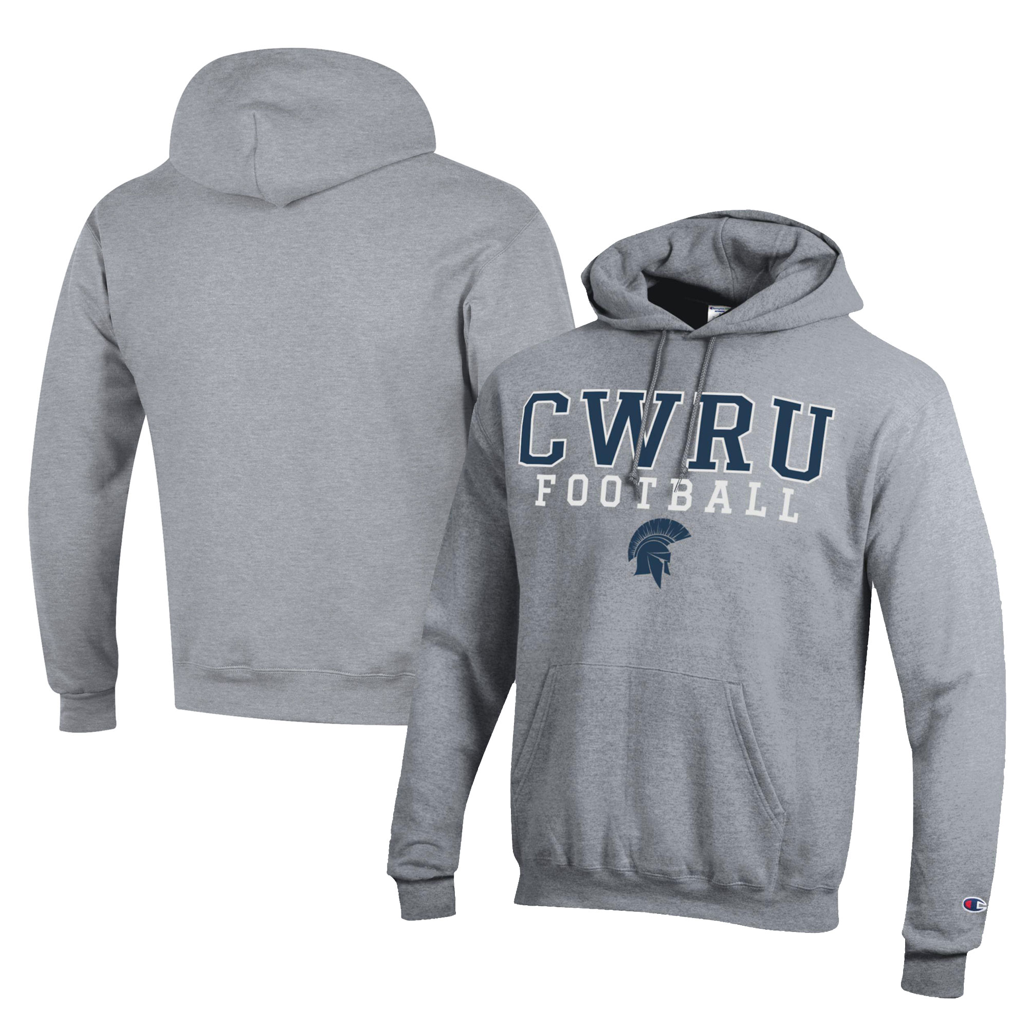 Men’s Champion Gray Case Western Reserve Spartans Football Eco Powerblend Pullover Hoodie Men’s Champion Gray Case Western Reserve Spartans Football Eco Powerblend Pullover Hoodie