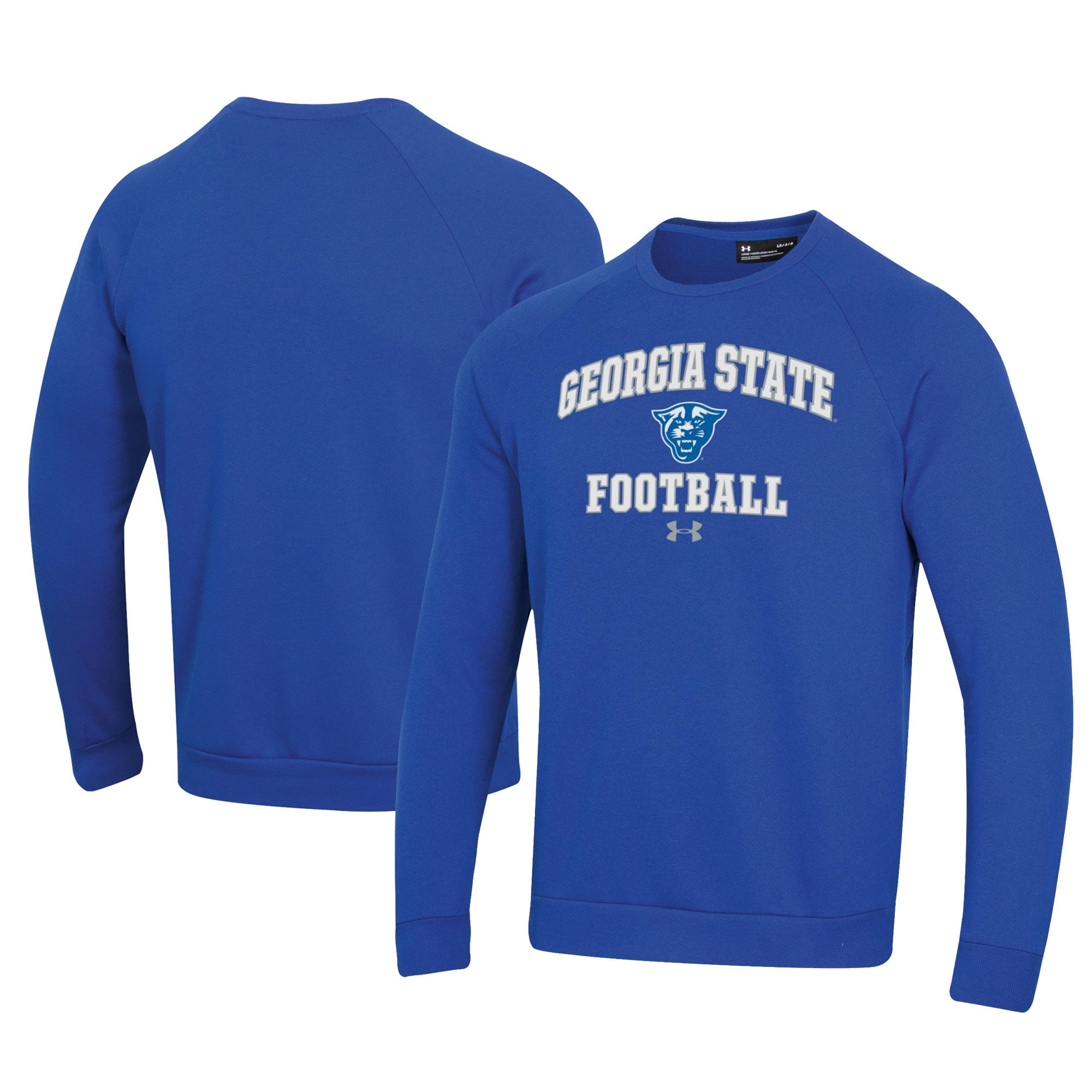Men's Under Armour  Blue Georgia State Panthers Football All Day Fleece Pullover Sweatshirt