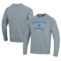 Men's Under Armour  Gray Georgia State Panthers Football All Day Fleece Pullover Sweatshirt