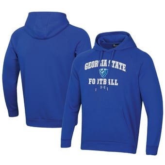 Men's Under Armour  Blue Georgia State Panthers Football All Day Fleece Pullover Hoodie