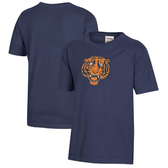 Youth  Heather Navy SUNY Fashion Institute of Technology Tigers Logo Comfort Wash T-Shirt