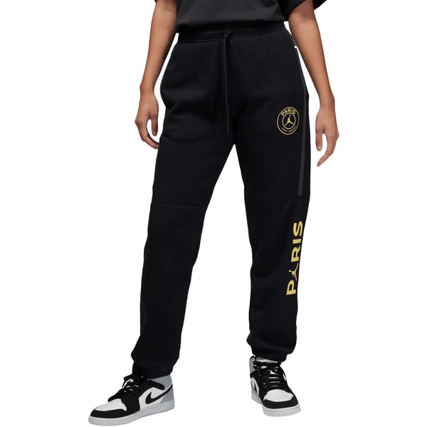 Pantalon PSG Jordan Brooklyn Fleece Graphic Fourth 23/24 - Noir - Femme
