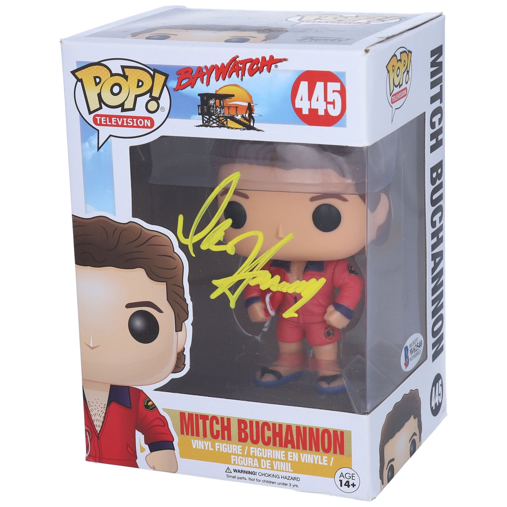 David Hasselhoff Baywatch Autographed #445 Funko Pop!