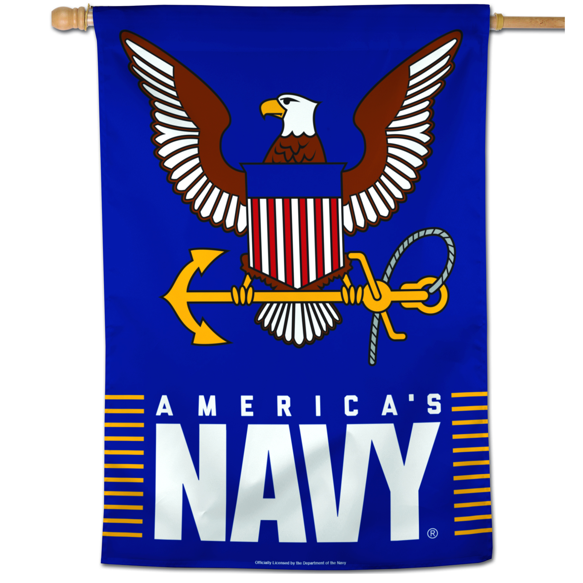 WinCraft Navy 28" x 40" One-Sided Vertical Banner