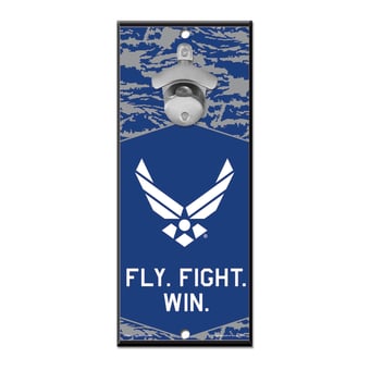 WinCraft  Air Force 5" x 12" Bottle Opener Wood Sign