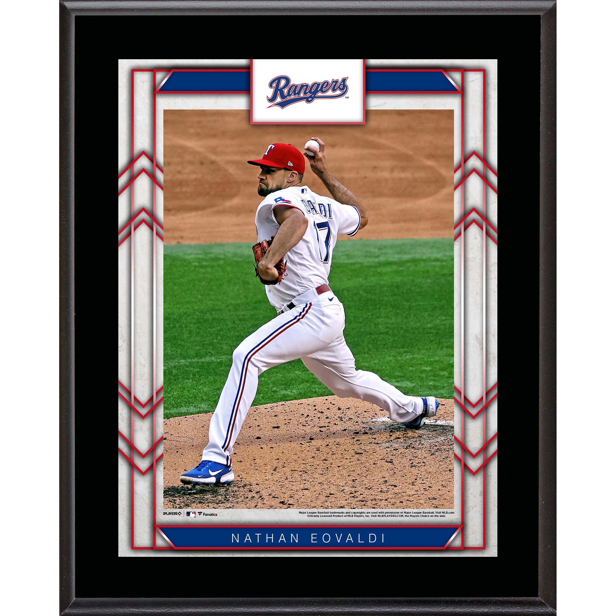 Nathan Eovaldi Texas Rangers 10.5″ x 13″ Sublimated Player Plaque Nathan Eovaldi Texas Rangers 10.5″ x 13″ Sublimated Player Plaque