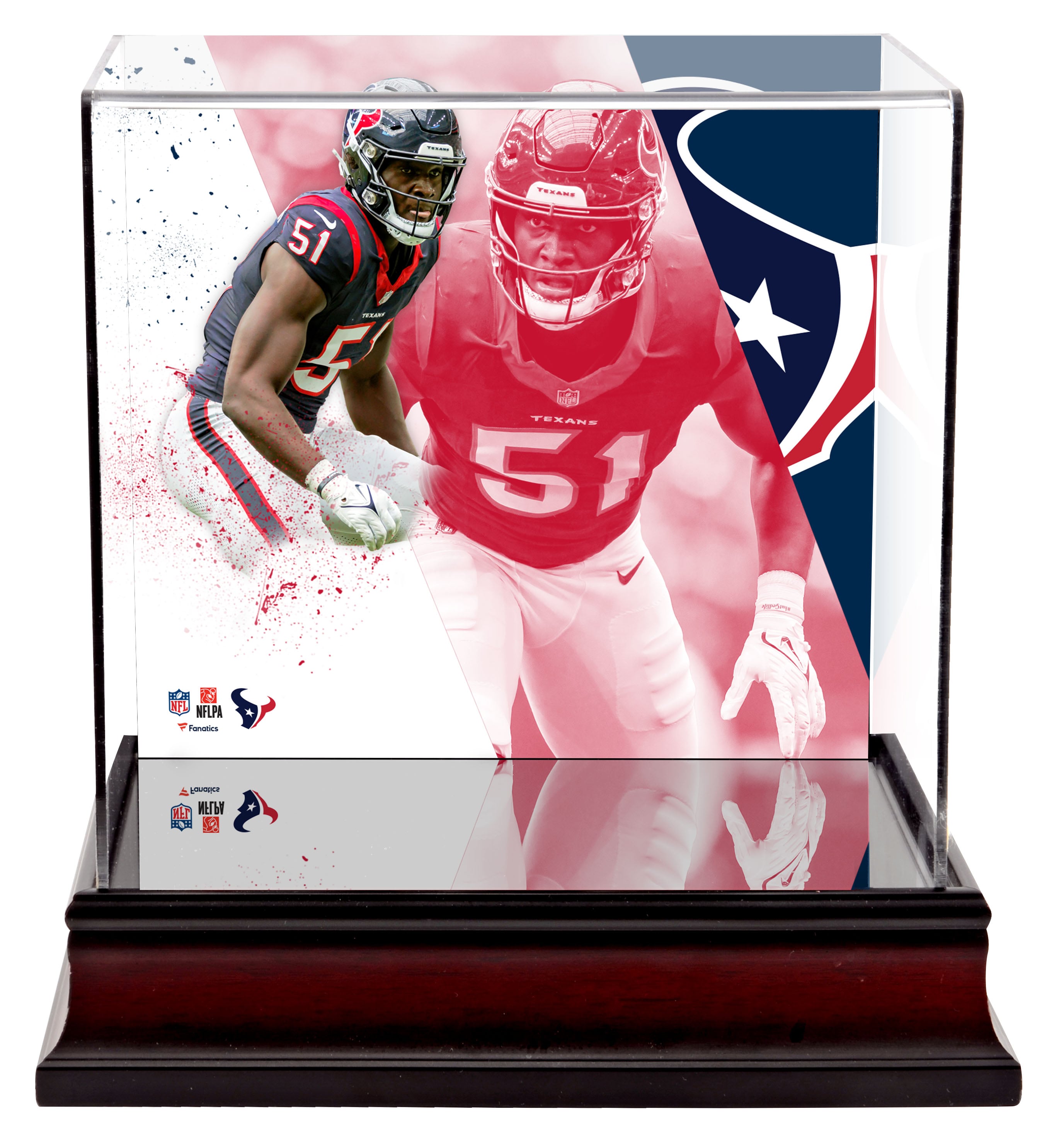 Will Anderson Jr. Houston Texans Deluxe Mini Helmet Case