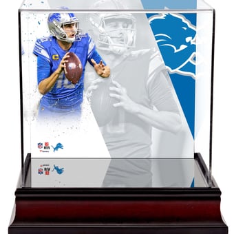 Jared Goff Detroit Lions Deluxe Mini Helmet Case