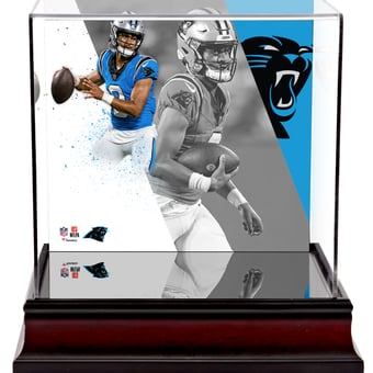 Bryce Young Carolina Panthers Deluxe Mini Helmet Case