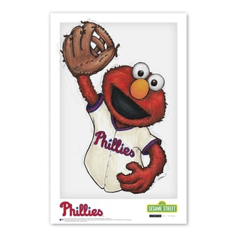 Philadelphia Phillies 11" x 17" Sesame Street Poster Print