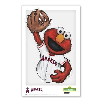 Los Angeles Angels 11" x 17" Sesame Street Poster Print