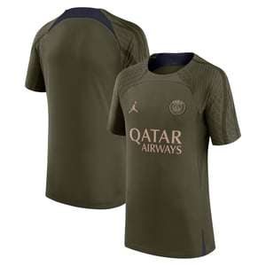 Maillot d'entraînement PSG Jordan Strike Fourth 23/24 - Vert - Enfant, vue 2