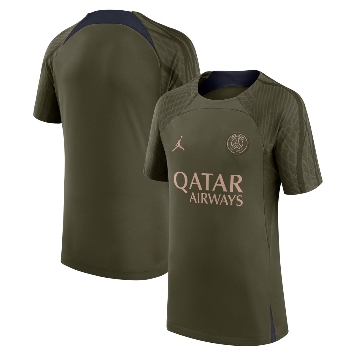 Maillot d'entraînement PSG Jordan Strike Fourth 23/24 - Vert - Enfant