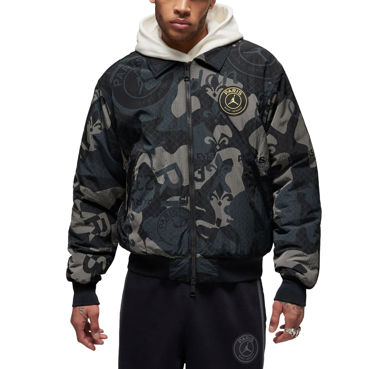Veste PSG Jordan Fourth 23/24 - Noir