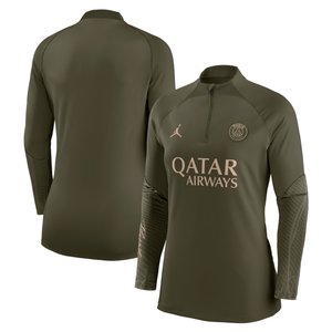 Haut d'entraînement PSG Jordan Strike Dri-FIT Fourth 23/24 - Vert - Femme, vue 2