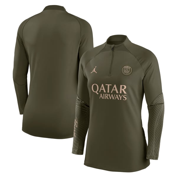 Haut d'entraînement PSG Jordan Strike Dri-FIT Fourth 23/24 - Vert - Femme