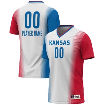 Unisex GameDay Greats  White Kansas Jayhawks NIL Pick-A-Player Lightweight Women's Soccer Jersey