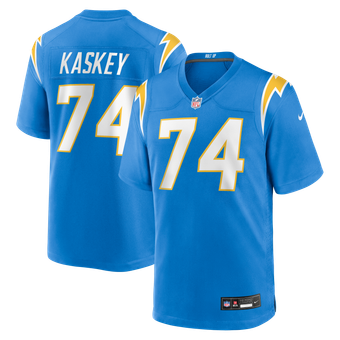Men's Nike Matt Kaskey Powder Blue Los Angeles Chargers Team Game Jersey