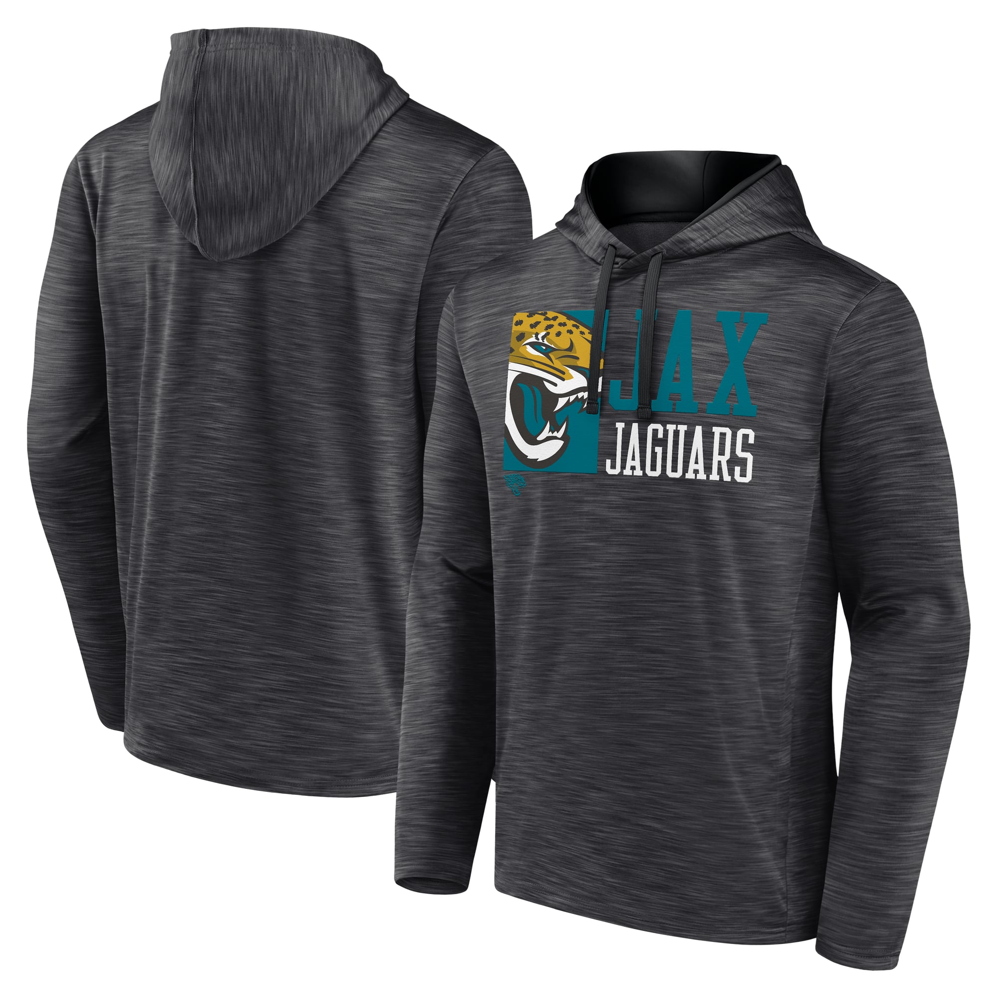 Men’s Fanatics Heather Charcoal Jacksonville Jaguars Never Quit Hoodie Men’s Fanatics Heather Charcoal Jacksonville Jaguars Never Quit Hoodie