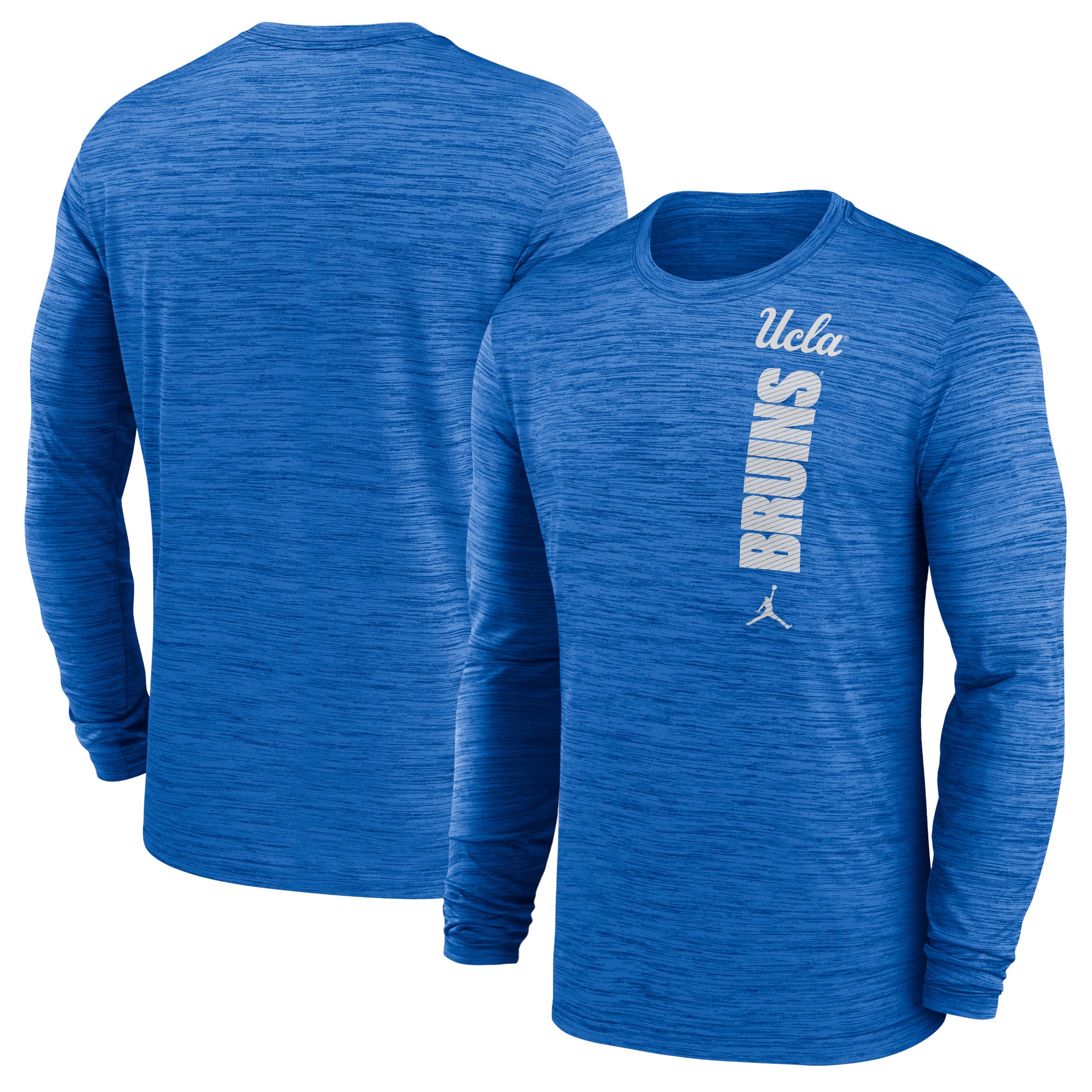 Men's Jordan Brand Blue UCLA Bruins 2024 Sideline Velocity Dri-FIT Long Sleeve T-Shirt
