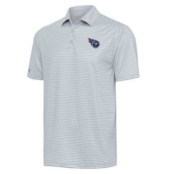Men's Antigua  Gray Tennessee Titans Skills Polo